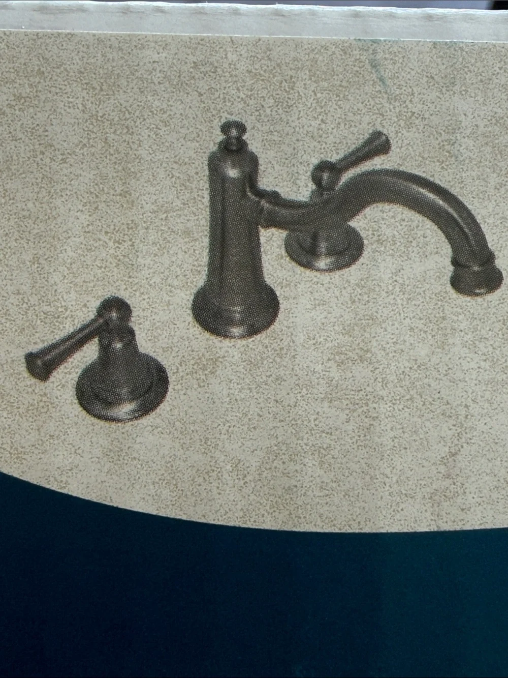 ProFlo 2 Handle Roman Tub Filler. Brushed Nickel Bath Faucet with Lever Handles